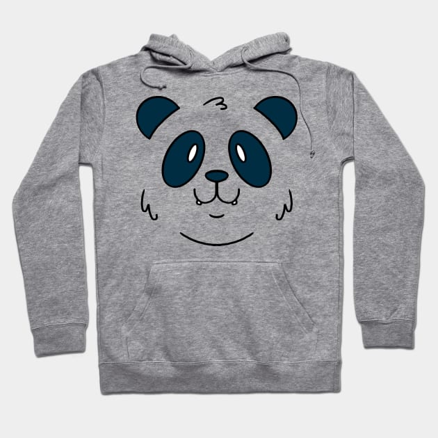 save panda face for kids and girls gift Hoodie by Midoart